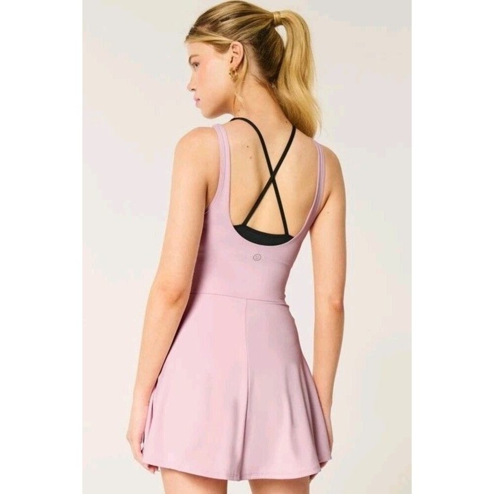 NWT Gilly Hicks | Size XS | Active Boost Layered Dress Light Lilac Tennis Skort - Picture 2 of 16